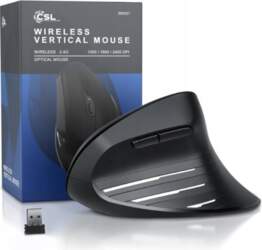 CSL Ergonomic Vertical Mouse Wireless USB