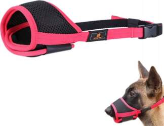 Dog muzzle Material Soft Adjustable Non-pressure