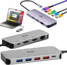 Dual Monitor HUB Docking Station with