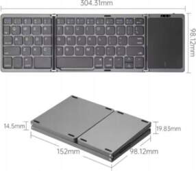 FlexKeyPro Wireless Bluetooth Keyboard with LARGE
