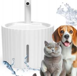 Fountain automatic drinker with LED tap