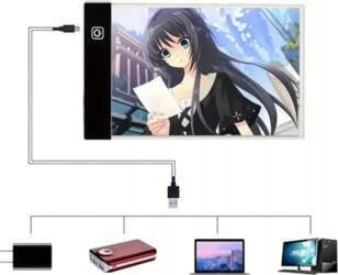 GRAPHIC TABLET A4 BACKLIT PAD FOR