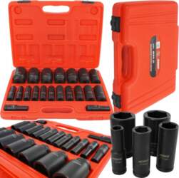 IMPACT SOCKET SET 20 PACK 1/2&quot