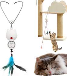 INTERACTIVE CAT TOY ELECTRIC LASER MOUSE