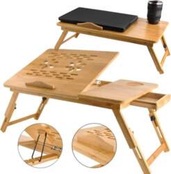 LAPTOP TABLE FOR BED, FOLDABLE, ADJUSTABLE