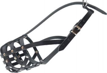Leather muzzle for Dog Champion Doberman