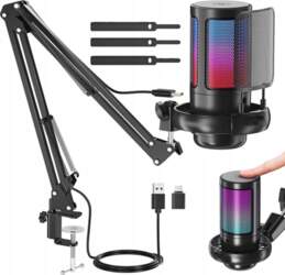 MICROPHONE FOR COMPUTER WITH BOOM STAND