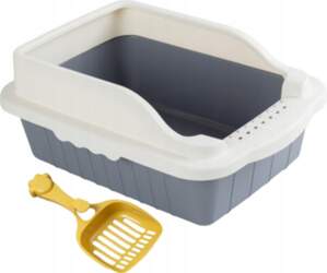 Open Top Cat Litter Box Deep