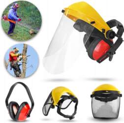 PROTECTIVE VISOR MASK FOR MOWING CUTTING