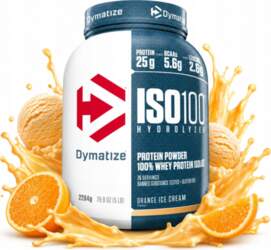Protein isolate Dymatize ISO 100 Orange