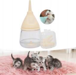 Replaceable Nipples Pet Feeder Set Milk