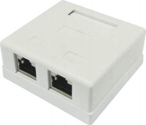 Screened, surface-mounted double computer box, 2