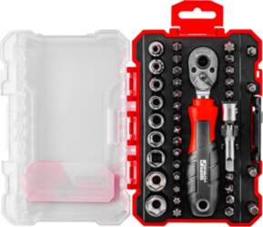 Set of bits with ratchet cap