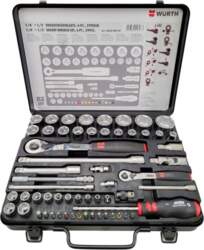 SET OF SOCKET WRENCHES 1/4 AND