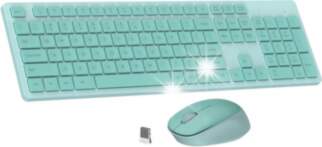SET WIRELESS KEYBOARD AND MOUSE QWERTY
