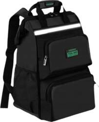Tool Backpack Black Multiple Storage Pocket