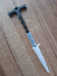 Tool for unlocking silicone nozzle, glue