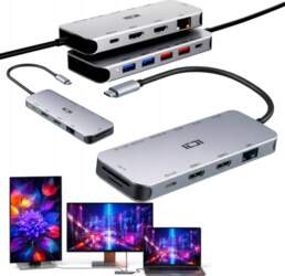 USB-C DOCKING STATION 2x HDMI HUB