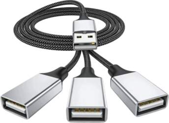 USB Splitter 1 to 3 Hub