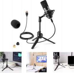 Vonyx USB Condenser Microphone STUDIO TRIPOD