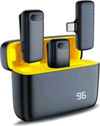 Wireless Microphone USB-C Lightning 2 Transmitters