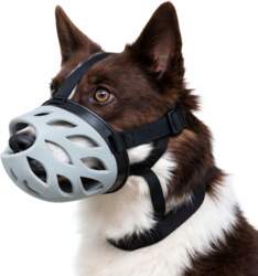 Zoo DOG MUZZLE PHYSIOLOGICAL ADJUSTABLE RUBBER