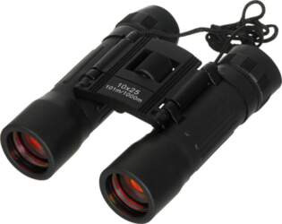MFH Binocular Foldable 10×25 Ruby Lens