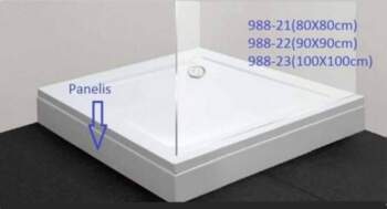 DUSCHY Panelis 90x90cm 988-22