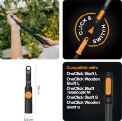 Fiskars OneClick universālais adapteris.