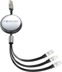 Forever 3in1 vads, USB - 2xUSB-C
