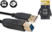Kabelis 3.0 USB-A uz USB-B