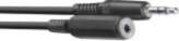Audio cable, mini jack/mini jack (m/f)