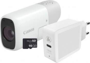 Canon PowerShot Zoom White Essential Kit