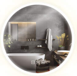 Rea Sanitary LUSTRO ŚCIENNE LED BLUETOOTH