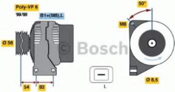 Ģenerators BOSCH 0 986 042 840