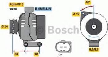 Ģenerators BOSCH 0 986 048 400