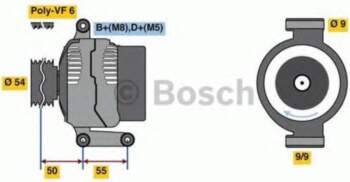 Ģenerators BOSCH 0 986 048 771