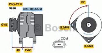Ģenerators BOSCH 0 986 049 030