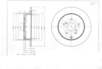 Bremžu diski DELPHI BG4051