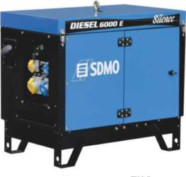 SDMO DIESEL 6000 E SILENCE ģenerators