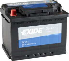 EXIDE CLASS AK-EC551L 12V/55Ah 460A
