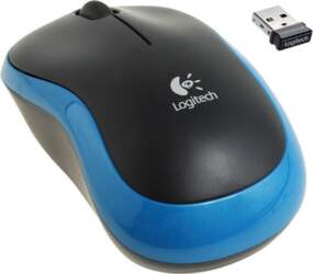 LOGITECH M185 Wireless Mouse - BLUE