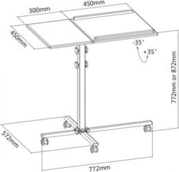 Sbox PFS-2 Projector Floor Stand