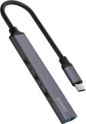 Adapteris Savio USB-C – 3 ×
