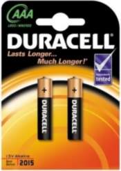 Baterijas Duracell AAA Alkaline 2pack