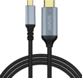 Kabelis SAVIO USB-C – HDMI 2