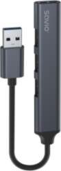 Adapteris Savio USB-A – 3 ×