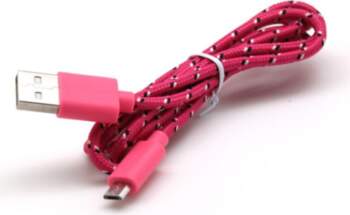 Sbox USB-1031P USB->Micro USB 1M pink