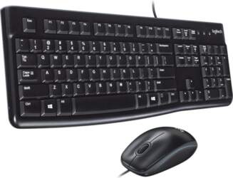 LOGITECH MK120 Corded Combo - BLACK