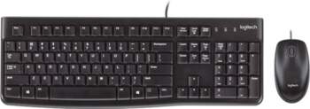 LOGITECH MK120 Corded Combo - BLACK